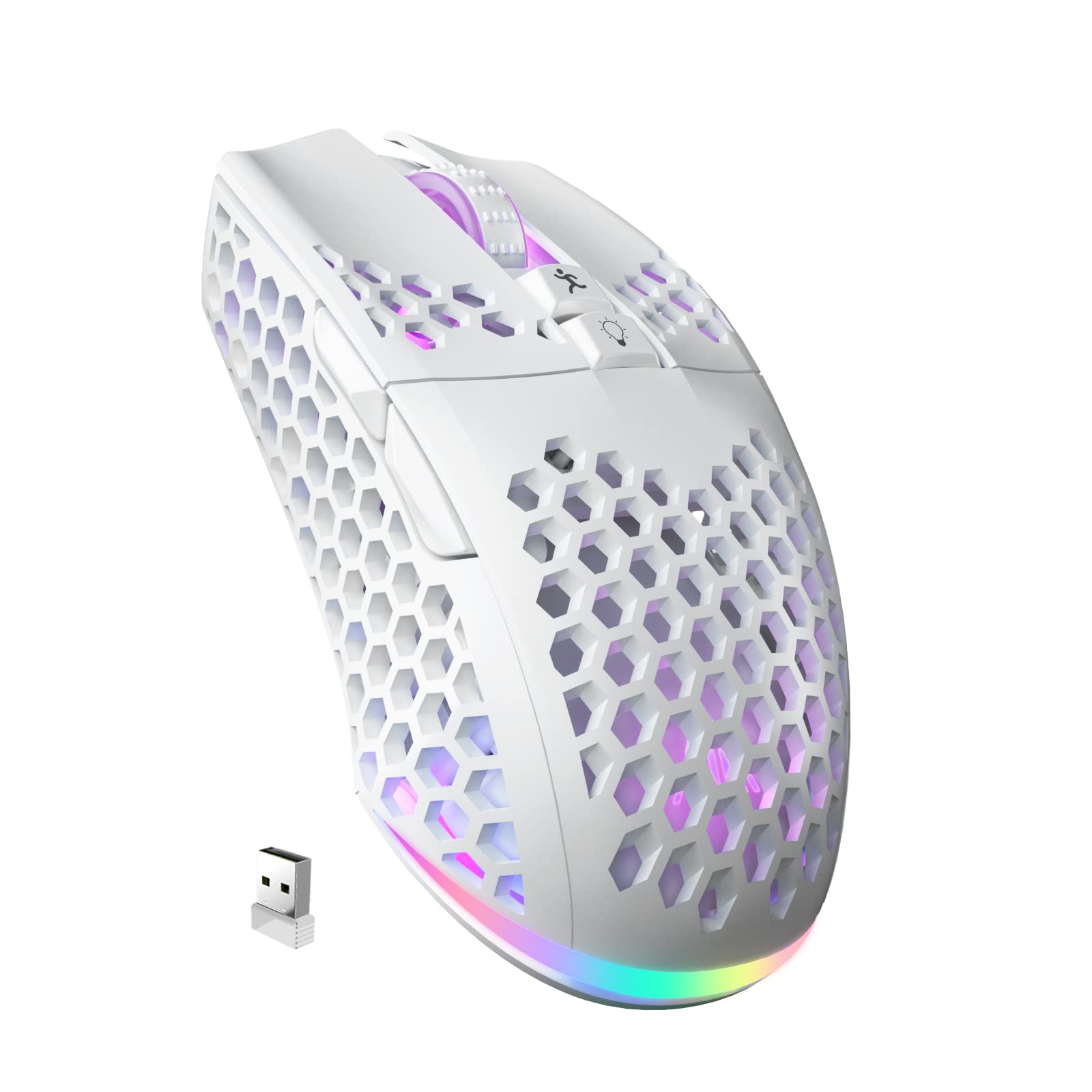ABKO Hacker A660 Gaming Mouse White 제품 이미지