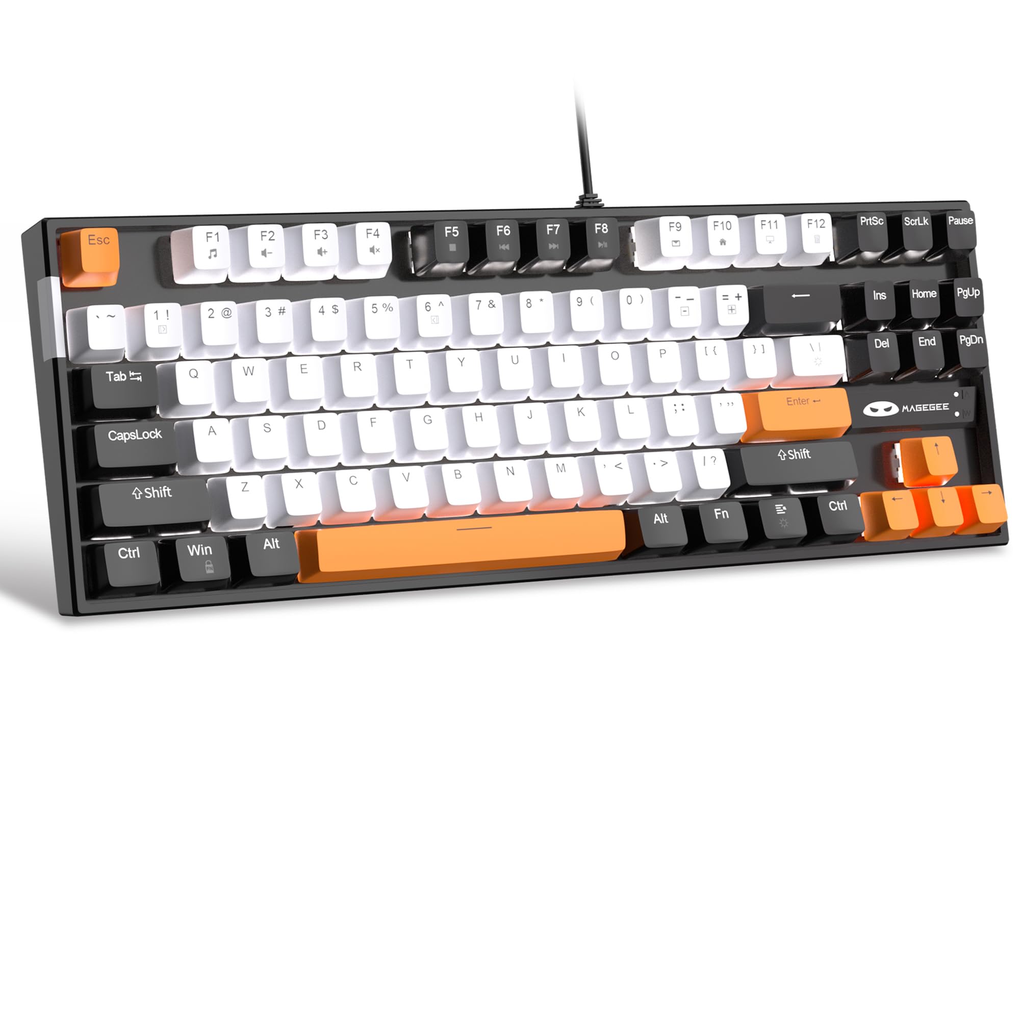 ABKO Hacker K660 Mechanical Gaming Keyboard Yellow 제품 이미지