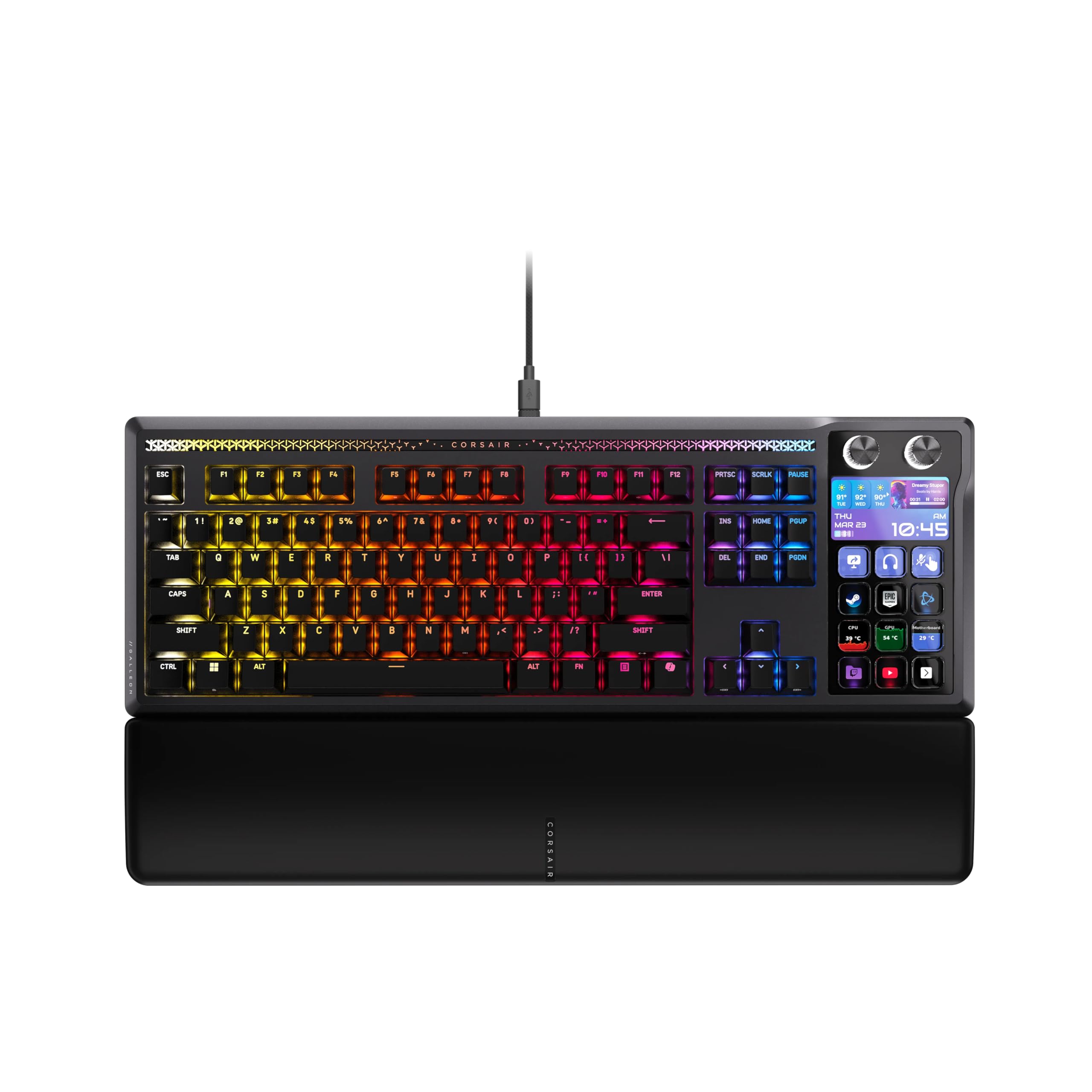 CORSAIR K100 RGB 제품 이미지
